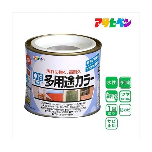 水性多用途カラー1/5Lブラウン