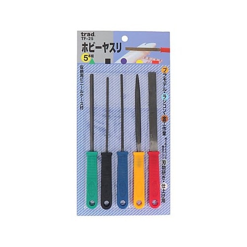TF−25 ミニヤスリ(5本組)