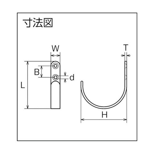 吊金具(ビス止めタイプ) ステンレス シ