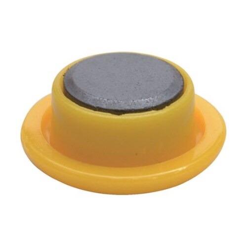 カラーボタン20Φ6P−黄 1パック(6