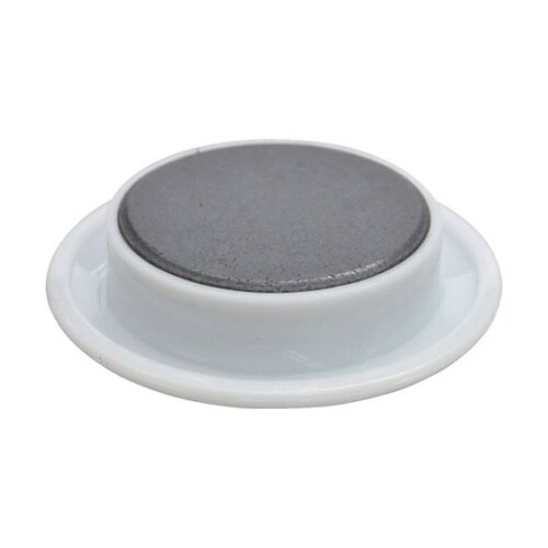 カラーボタン40Φ4P−白 1パック(4