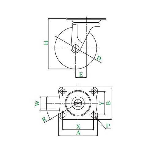 G−25PC−C G型 自在車 25mm