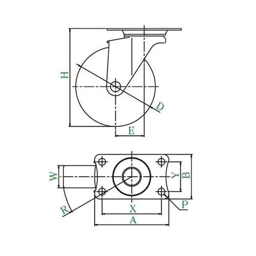 SUS−E−50UR 自在車 50mm