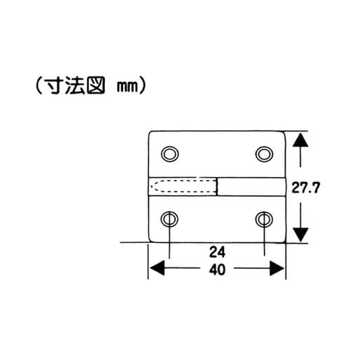 VF−100 鉄抜丁番右ヌキ