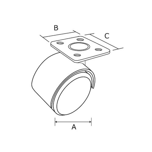 PC−005 PCカラーキャスター