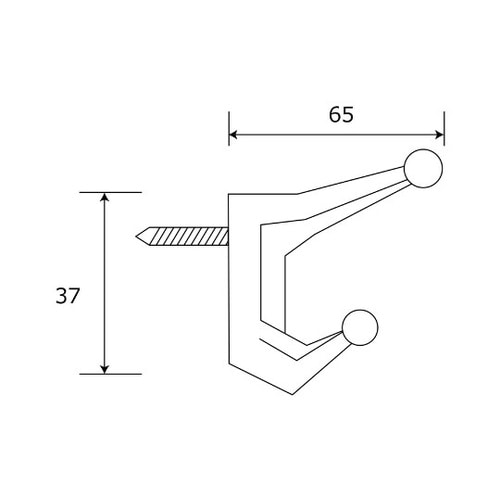 SH−216 PC帽子掛 2個