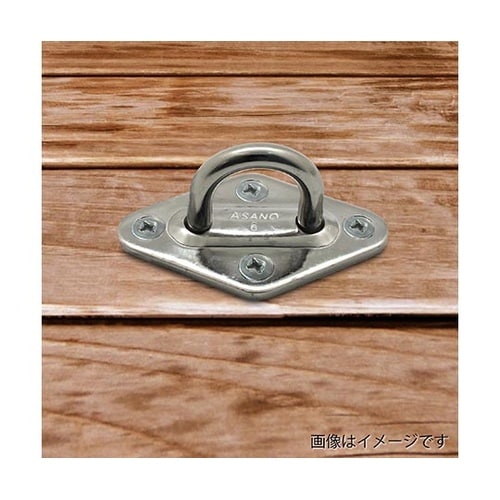 15−132ステン菱形アイプレート6mm