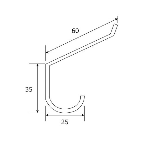 SH−228 ステンレス フックE 小