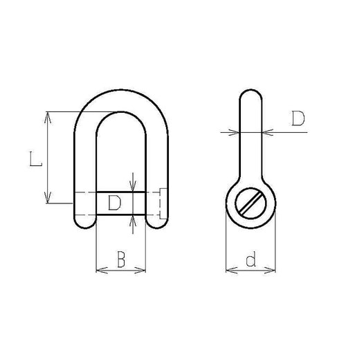 ステン沈みシャックル 10mm 15−3