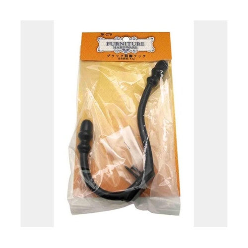 ブラック装飾フック 幅33mm×高さ15