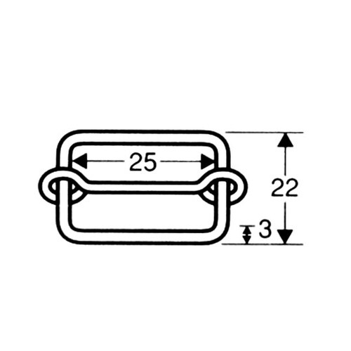一本送り 25mm 2個入 R−313