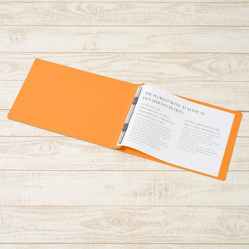 No.122P フラットファイル 橙