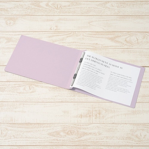 No.122P フラットファイル 紫