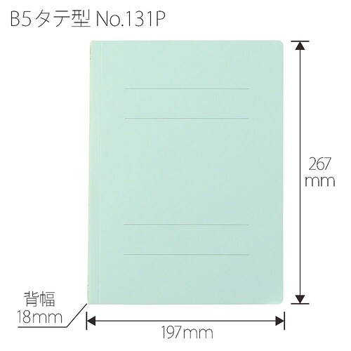 No.131P フラットファイル 青