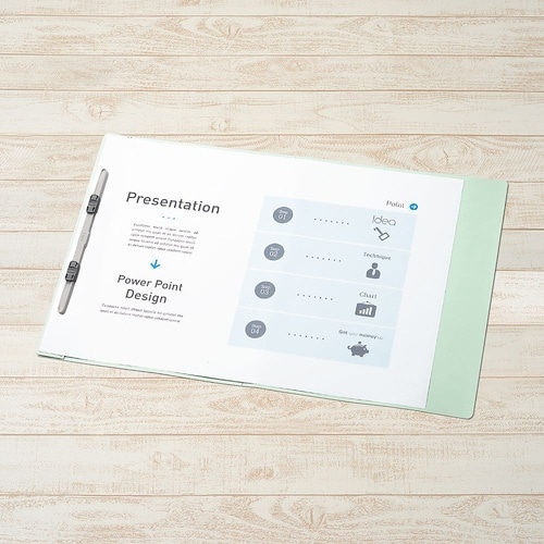 No.125FP フラットファイル 青