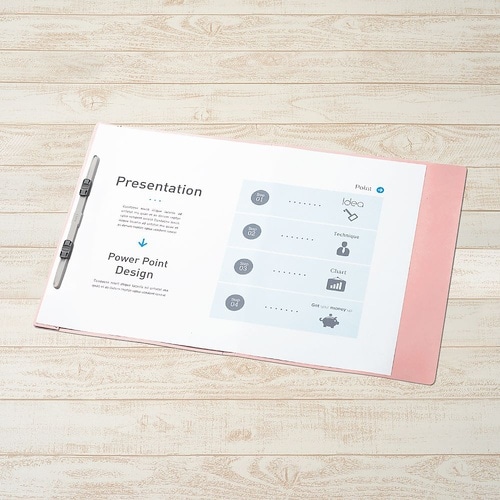 No.125FP フラットファイル 桃