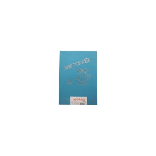 色画用紙R A4 50枚 あさぎいろ