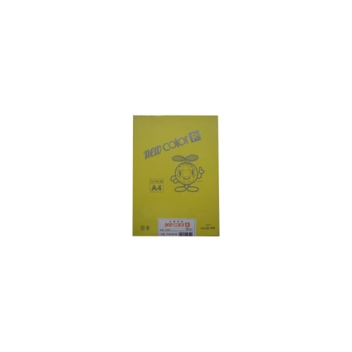 色画用紙R A4 50枚 レモン