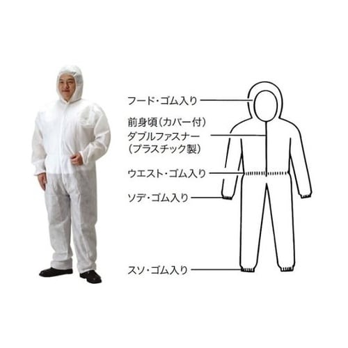 GA−700 ガードオールL 不織布続服