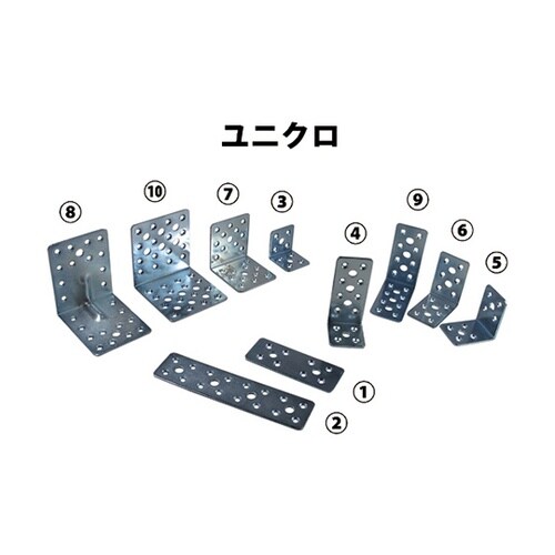 00069116 マルチ金物L型ブロンズ