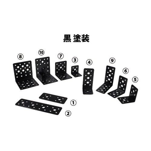 00069116 マルチ金物L型ブロンズ