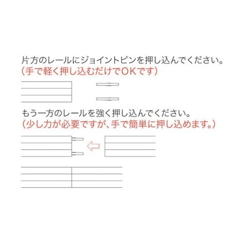 レール連結用 ジョイントピン 2個入り