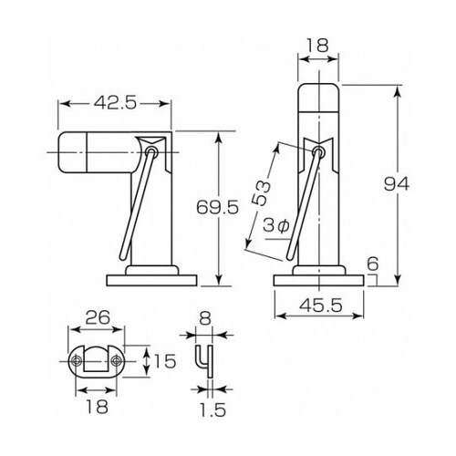 TD10907 兼用戸当