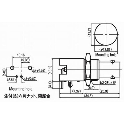 BNC−6252H7 コネクター