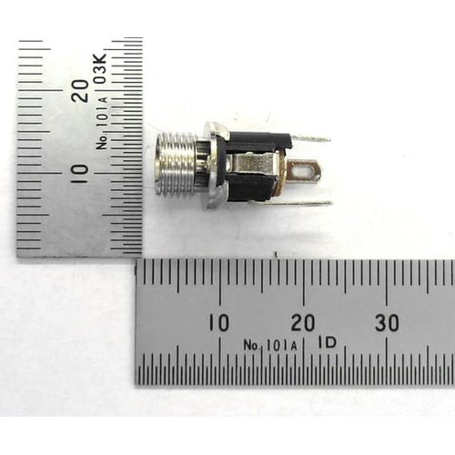 DCジャック 2.5mm パネル取付け用