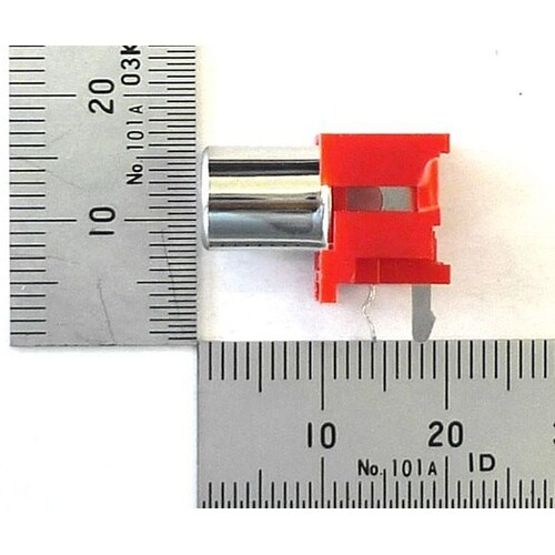 RCAジャック 赤 基板取付け用 GB−