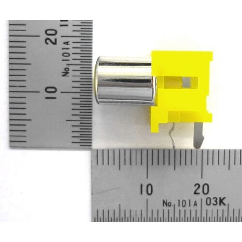 RCAジャック 黄 基板取付け用 GB−