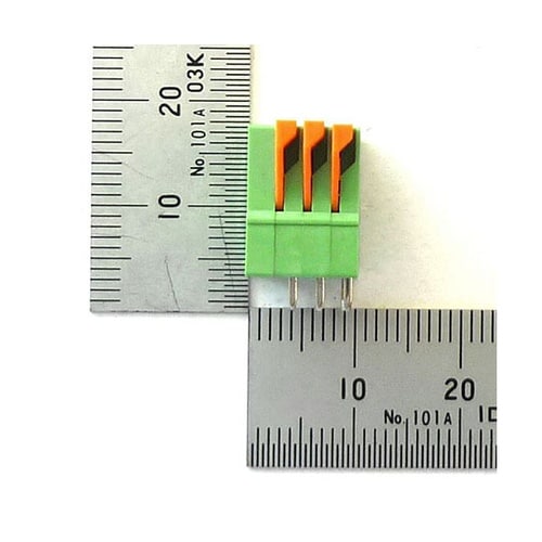 ターミナルブロック 3極 2.54mm