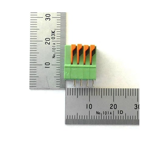 ターミナルブロック 4極 2.54mm