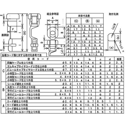BU−3270−A ブッシング・φ5.7