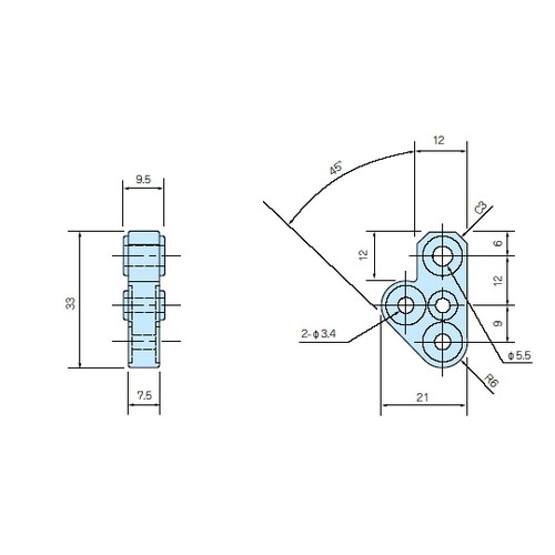 DFL1 DFL型外部取付足(4個1組)