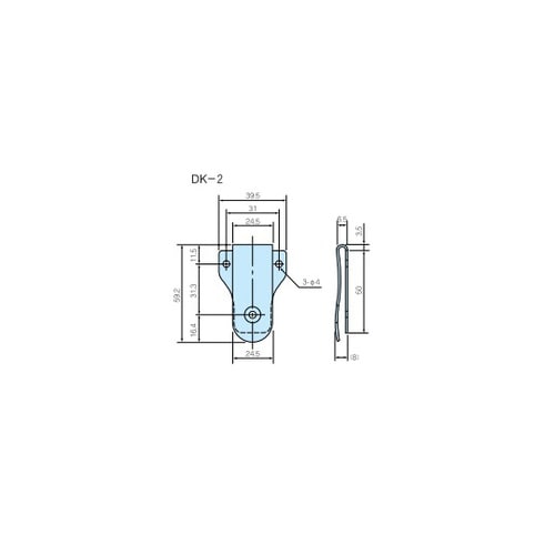 DK−2 DK型ベルトクリップ