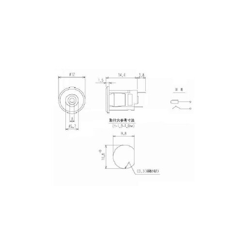 MJ60 スナップインDCジャック