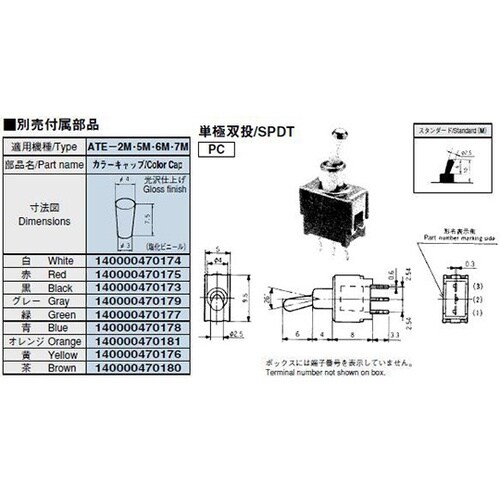 ATE1G−2M3−10−Z スイッチ