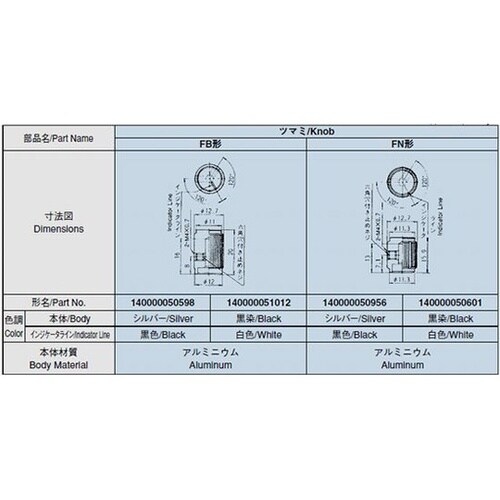 140000050598 スイッチツマミ