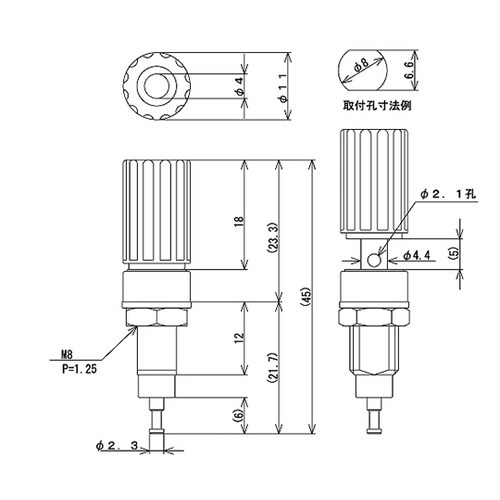 T−3025−Y 絶縁ターミナル