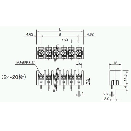 BP101S2 基板用端子台