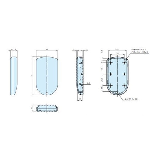 PS−85B プラスチックケース 黒