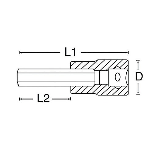 22889 ヘックスビットソケット9MM
