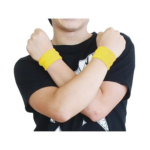 ダンスリストバンド 黄 1組(2個入)