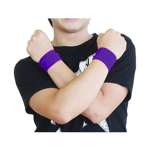 ダンスリストバンド 紫 1組(2個入)