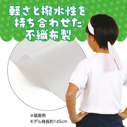 2984 カラー不織布ハチマキ 白