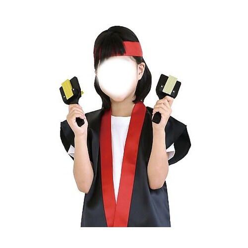 カラーなるこ(着色済) 黒・金バチ 32