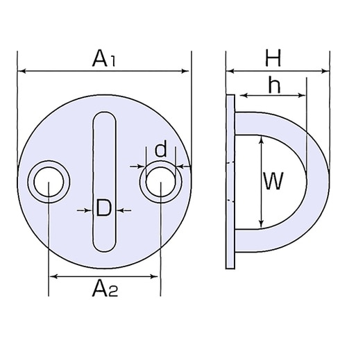 RI−5 ステンレス ラウンドアイ #5