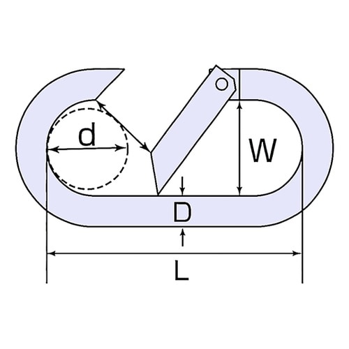 MO−6 ステンレス O型フック #6