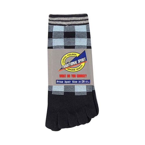 S−441 チェック 3足 5本指